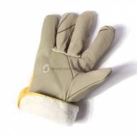 Перчатки кожаные комбинированные Юкон зима - Перчатки кожаные комбинированные Юкон зима